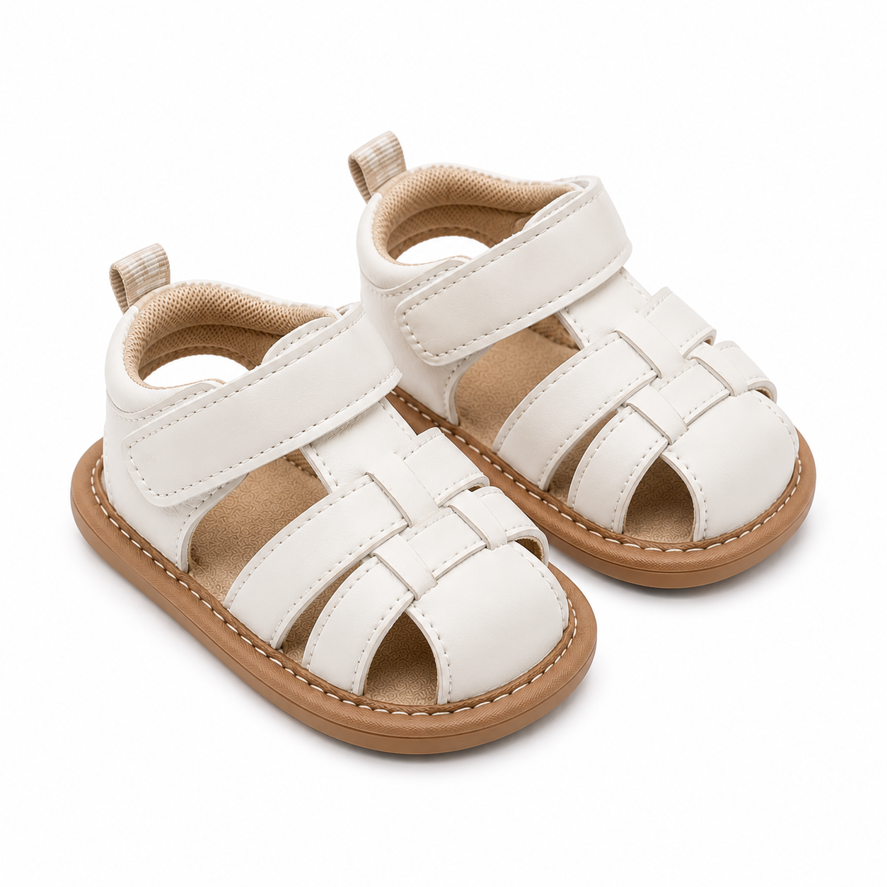 Nc Shoes CloudWalk White Toddler Sandals