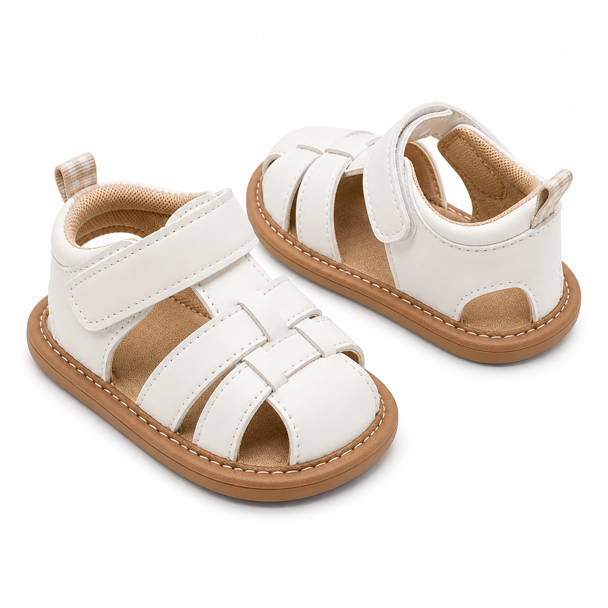 Nc Shoes CloudWalk White Toddler Sandals