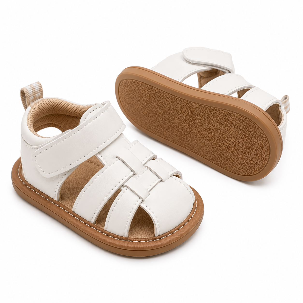 Nc Shoes CloudWalk White Toddler Sandals