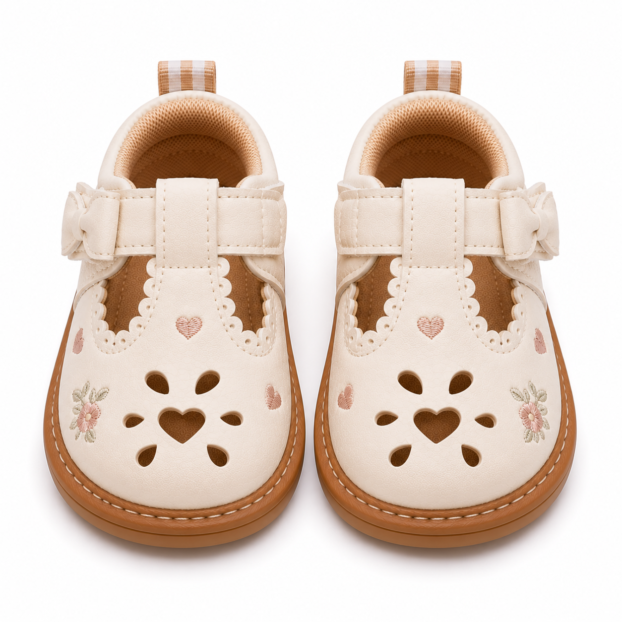 Nc Shoes FloraHeart Toddler Mary Jane Sandals