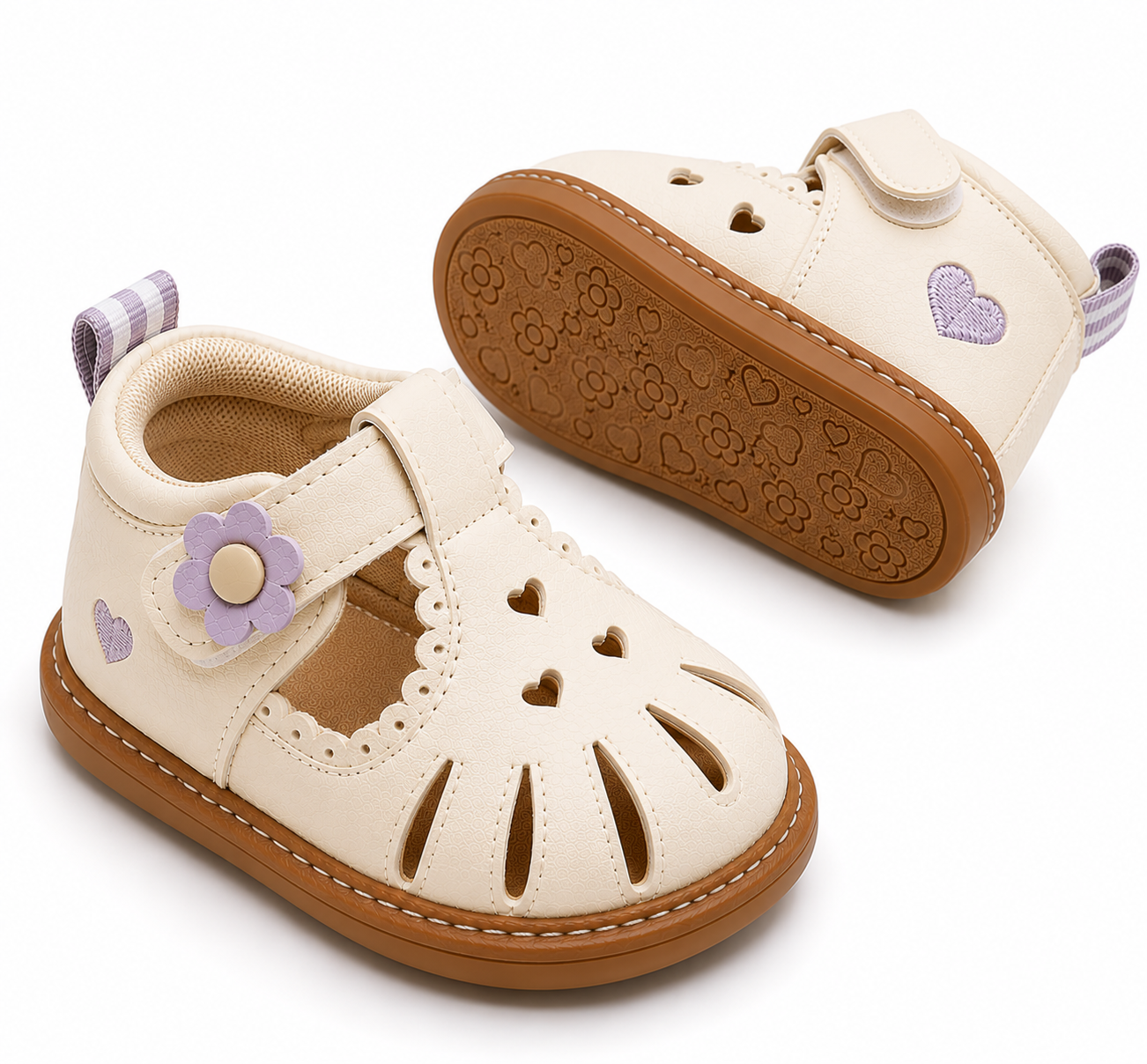 Nc Shoes LavenderBloom Toddler Mary Jane Sandals