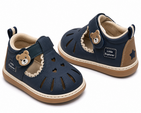 Nc Shoes Little Explorer Navy Blue Toddler Sandals