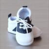 Angel Baby Boys Leather Lace Up Saddle Oxford Shoe
