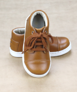 L'Amour Boys Evan Mid-Top Leather Sneaker