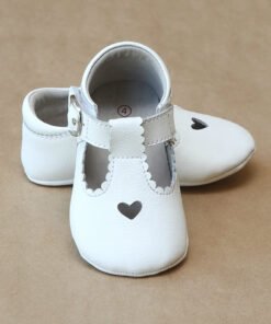 L'Amour Baby Girls Heart Crib Mary Jane