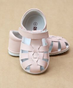 Angel Baby Girls Christie Leather Fisherman Sandal